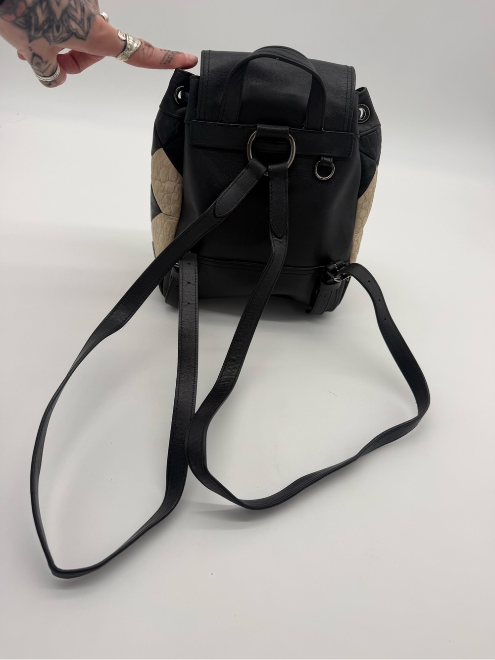 Coach Patchwork Leather Backpack - Picture 2 of 12
